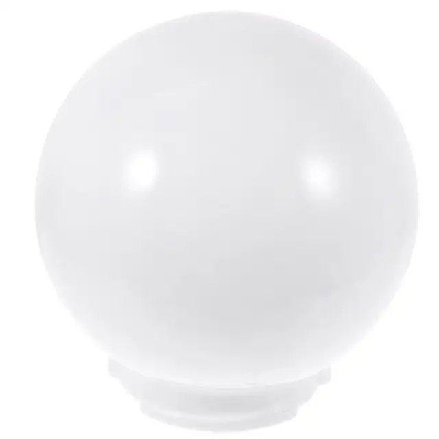 4 Paralumi Globo In Acrilico - Per Lampade Da Parete E Esterno, Bianco, 8x8cm - Foto 10