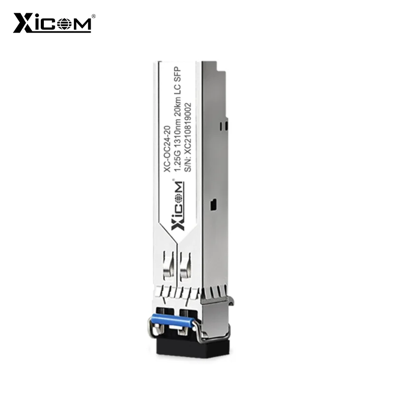 

Gigabit 1.25G Duplex LC SFP Transceiver Module 10~20KM Optic Fiber Switch Module Singlemode Compatible Cisco/Mikrotik/Huawei