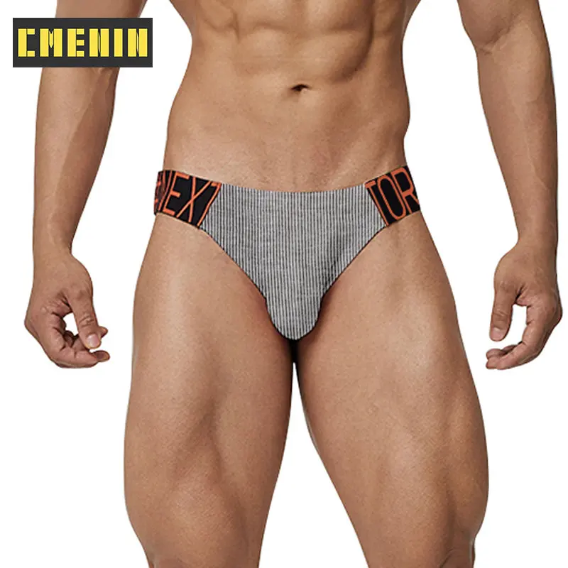 

CMENIN Popular Cotton Jockstrap Underwear Man Brief Soft Slip Gay Sexy Men's Panties Briefs Men Underpants Calzoncillos