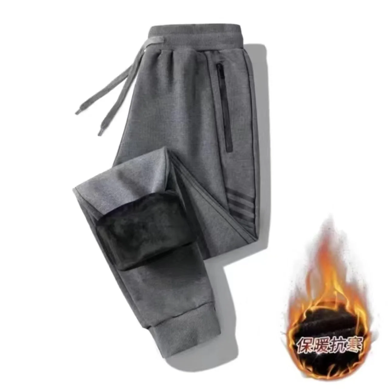 winter velvet thickened pants loose casual leggings pants for men and women trendy large size sports pants