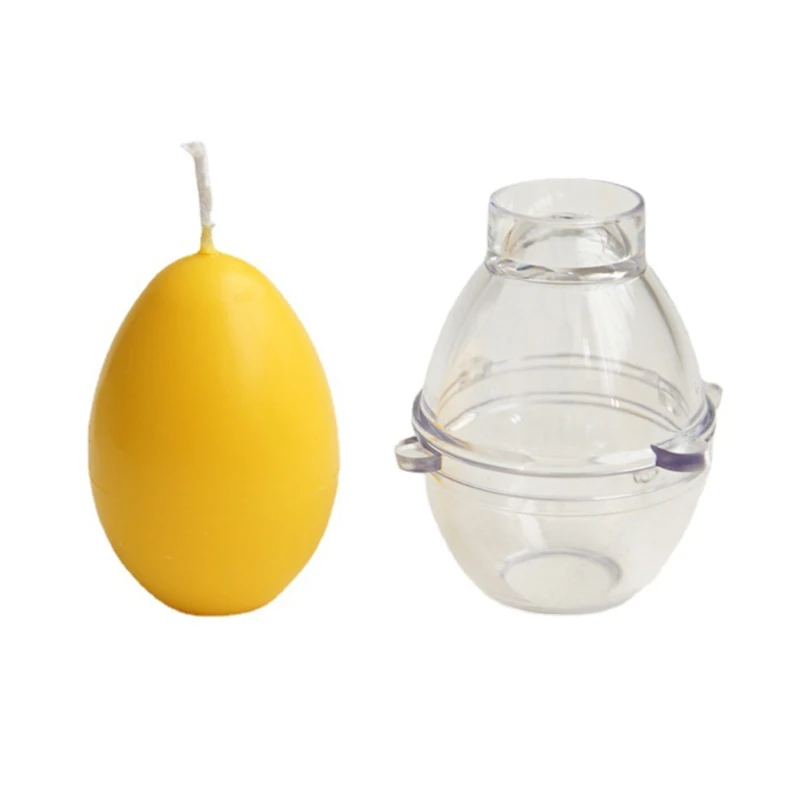 Resin Mold 3D Egg Plastic Mold Multifunctional Crystal Resin Mould for DIY Handmade Scented Candles Soaps Home Decor 270F