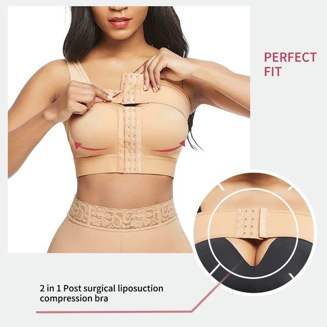 Colombian Fajas Side ZIpper Sculpting Shapewear Stage One Tummy Control  Adjustable High Compression Bodysuit