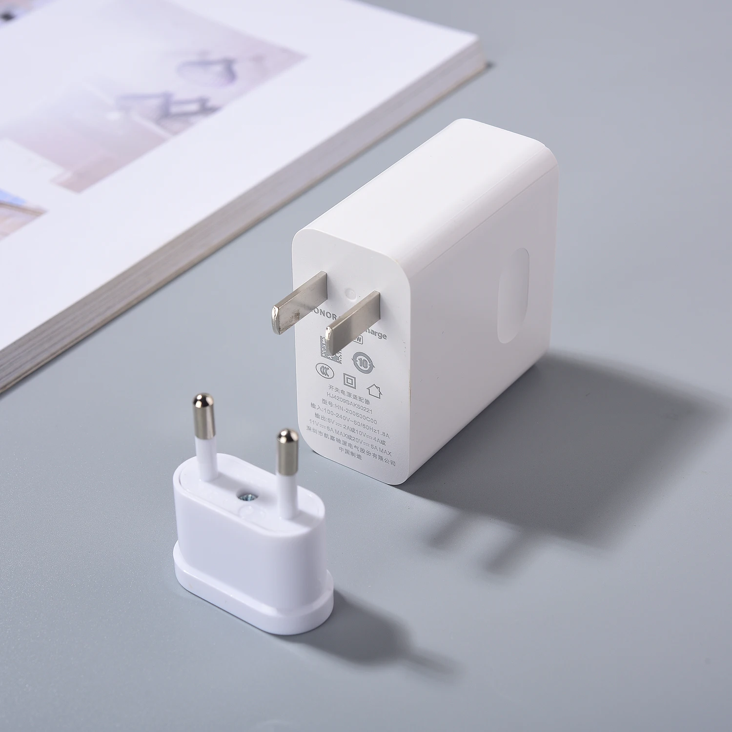 Honor 200 Pro 100W EU US SuperCharge Fast Charger Wall Adapter 6A