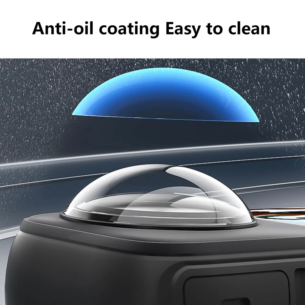 X5 Lens Guard Transparent PC Premium Protector Cap for insta360 X5 Camera High Light Transmittance Scratch-Resistant Cover