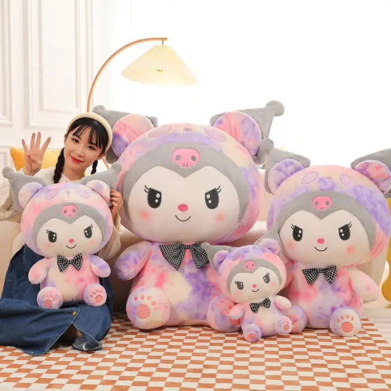 60cm Miniso Sanrio Kuromi Cinnamoroll My Melody plush pillow Plush Toy interior decoration ornaments sleeping pillow Gift 3