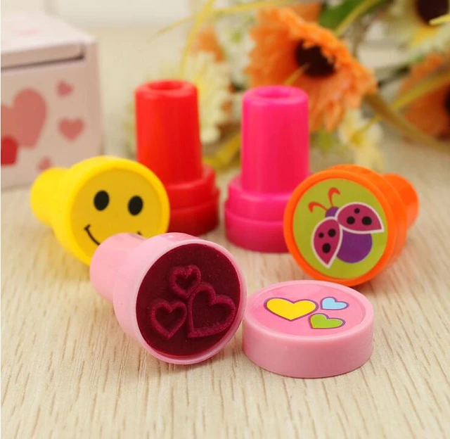 26pcs children Stamps toys English Alphabet 26 Letters Self Inking Rubber  Stamper Kids DIY Seals Toy Kids English Teaching Aids