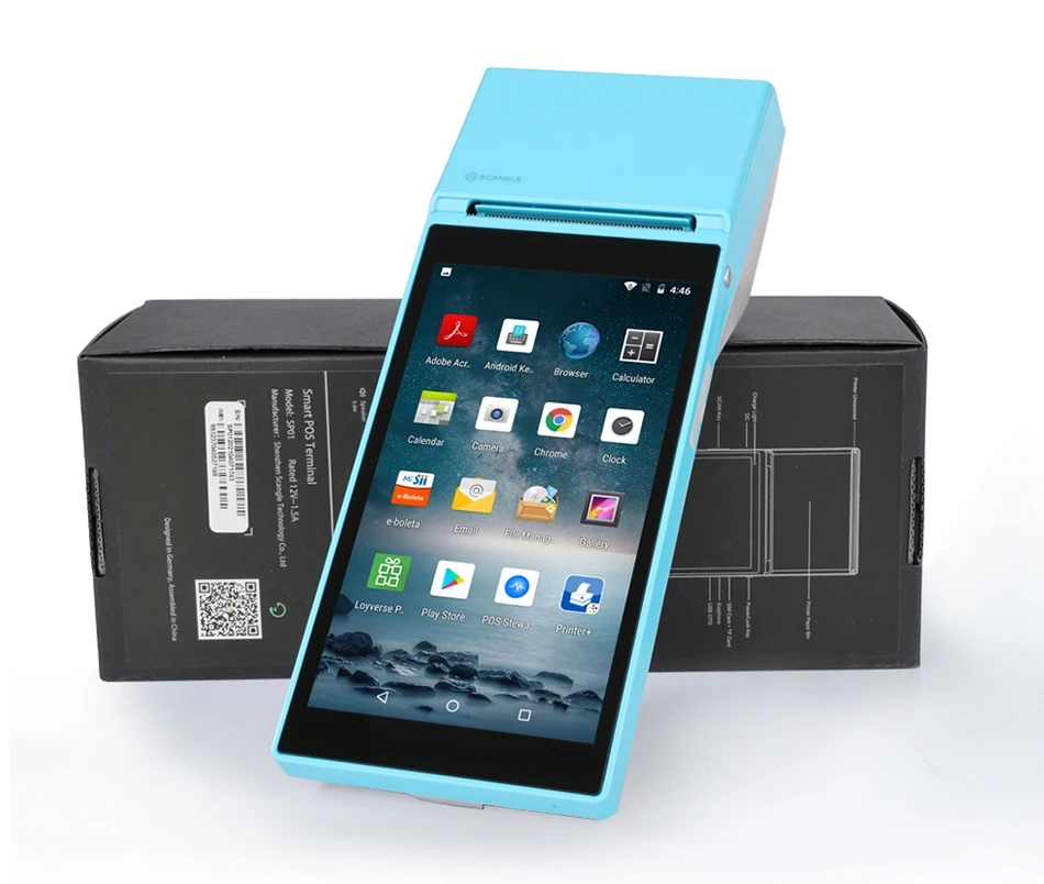 canon ivy mini photo printer Android Handheld POS PDA Wifi 3G Terminal Wireless Receipt Printer 58mm Support Wifi NFC Scanner 1D PDA All in one bluetooth pocket printer