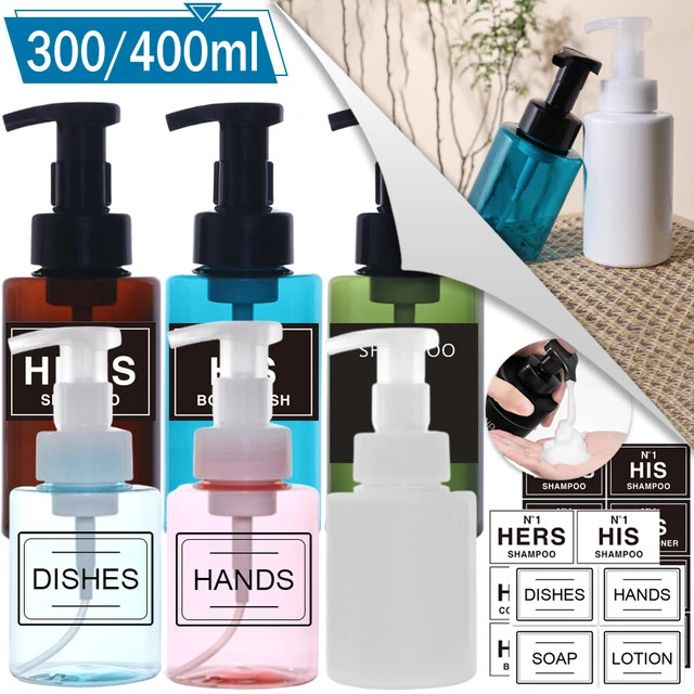 450ml Soap Dispenser Refillable Lotion Shampoo Shower Gel Holders Portable Bathroom  Soap Organizer Travel Dispenser Empty Bottle - AliExpress