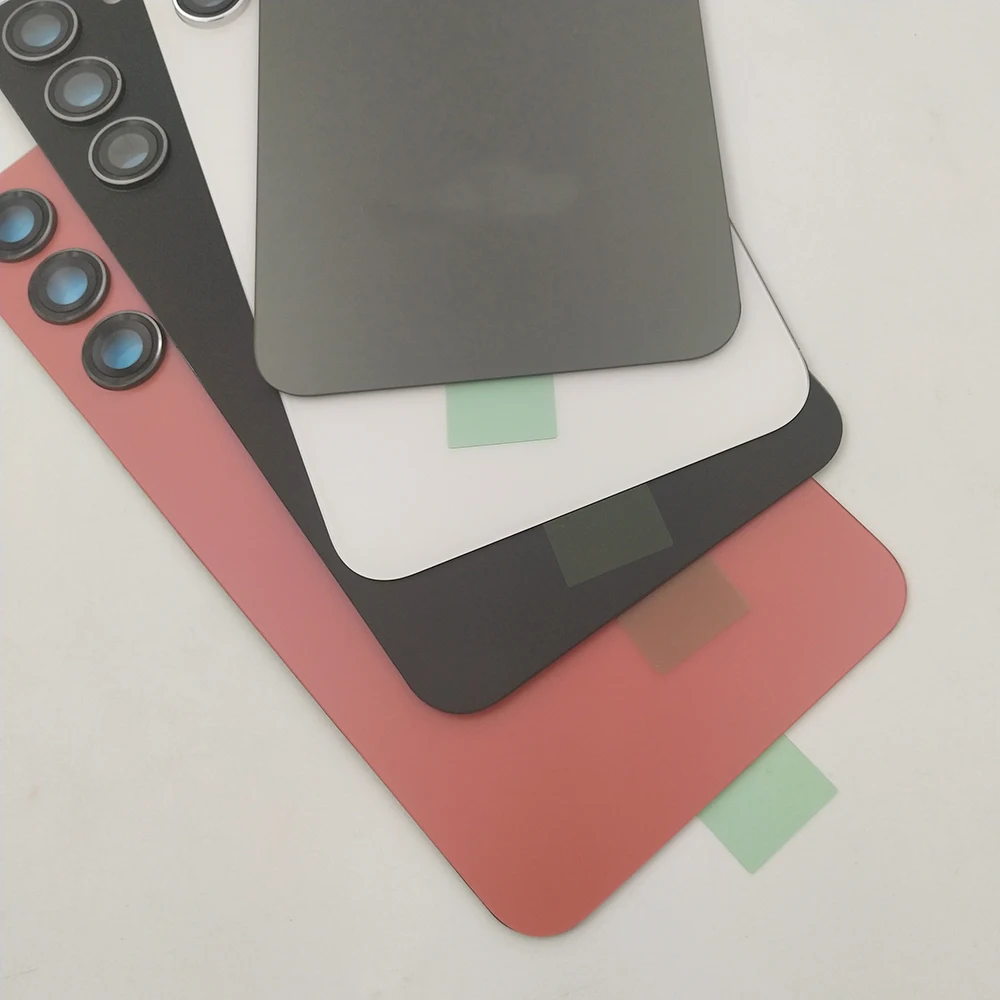 Premium Back Battery Cover Door Housing Rear Glass Case with Adhesive Sticker