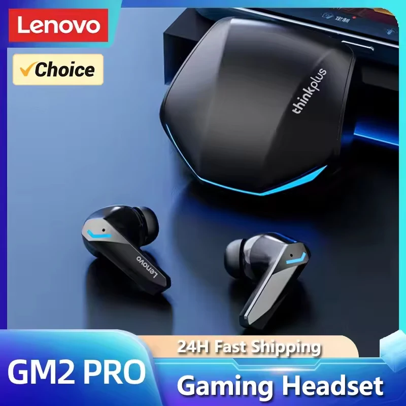 Lenovo GM2 Pro Wireless Headset Touch Game Bluetooth Headset Noise Reduction HiFi Stereo Music Sports Earplugs Preferred New