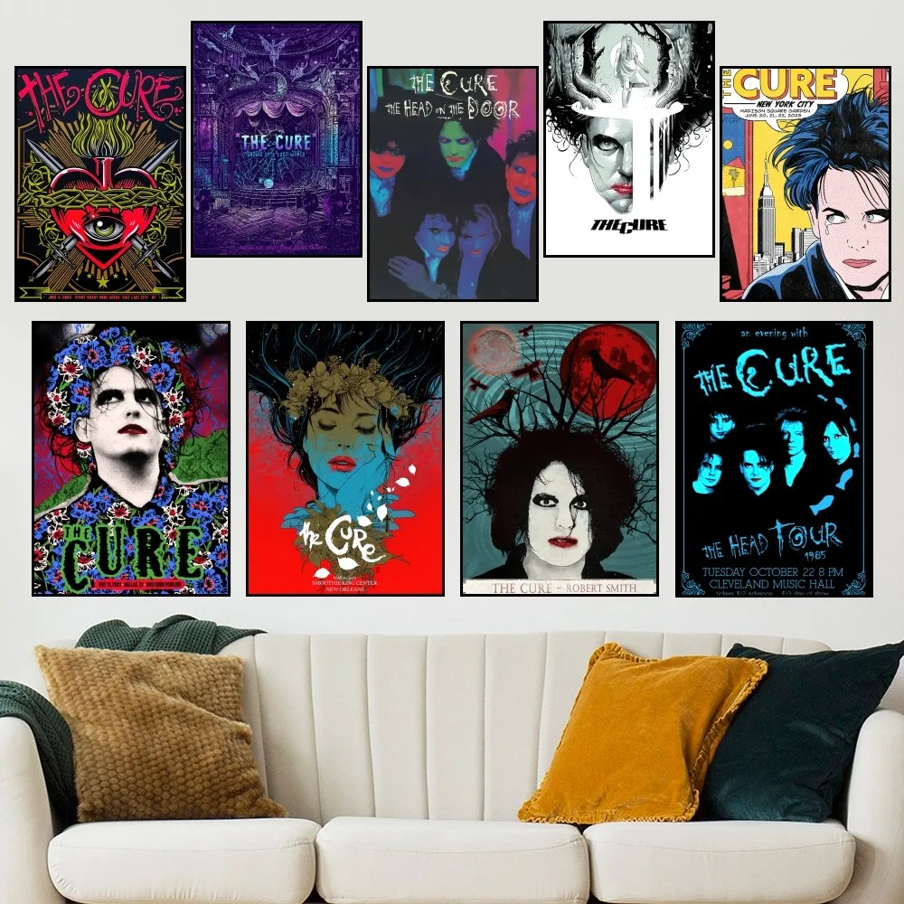 

Rock Band The Cure Poster Prints Wall Painting Bedroom Living Room Decoration Office Home
