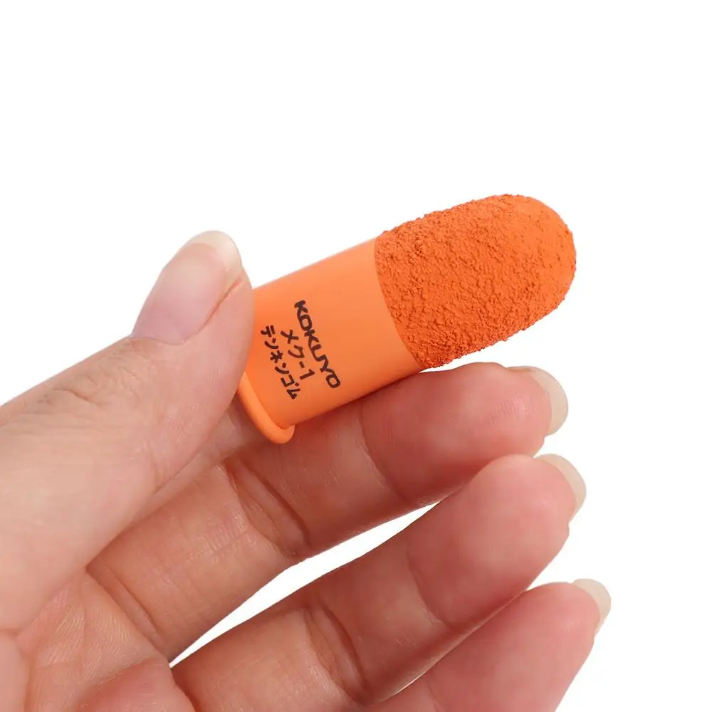 Multi-purpose Non-slip Finger Cover Natural Rubber Anti-static Fingertips Protector Gloves Reusable Counting Orange Finger Cots protective gloves antistatic gloves silicone finger protector