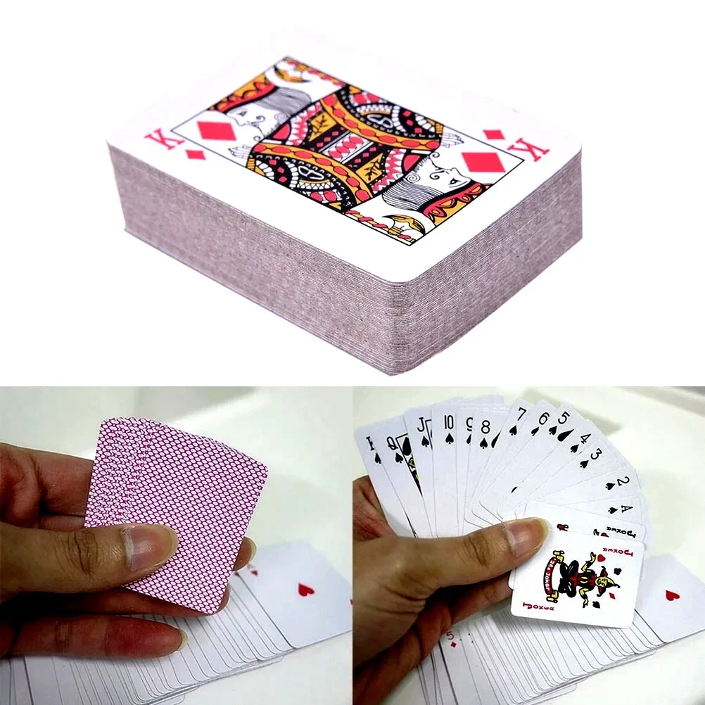1/2Pcs Portable Mini Playing Cards Poker Small Board Game playing cards plastic playing cards