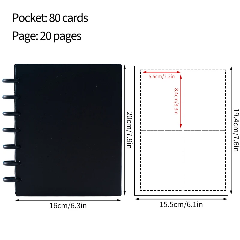 Kpop Photocard Binder Album - Heart Design Stationery & Birthday Gift