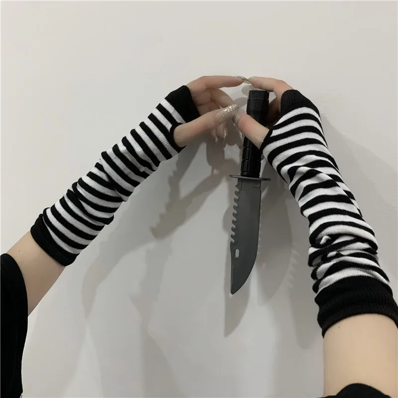 Fishnet Fingerless Gloves for Women Party