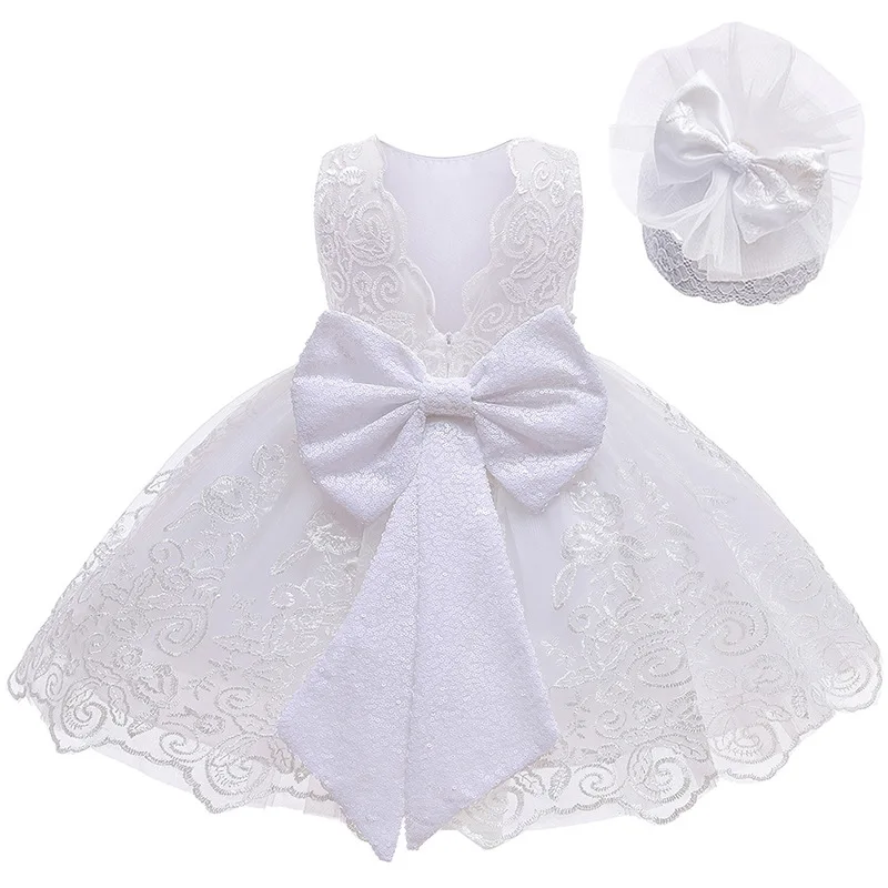 White Baby Baptism Dress 2