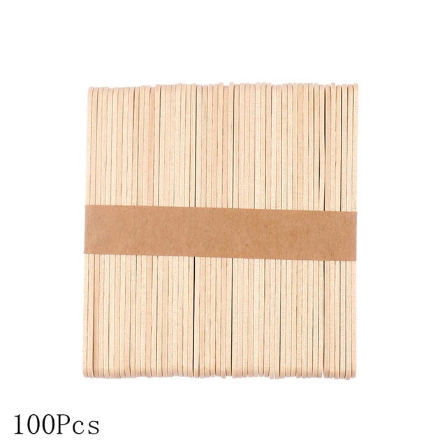 100pcs Wooden Wick Holders Wood Centering Device for Candle Making Craft