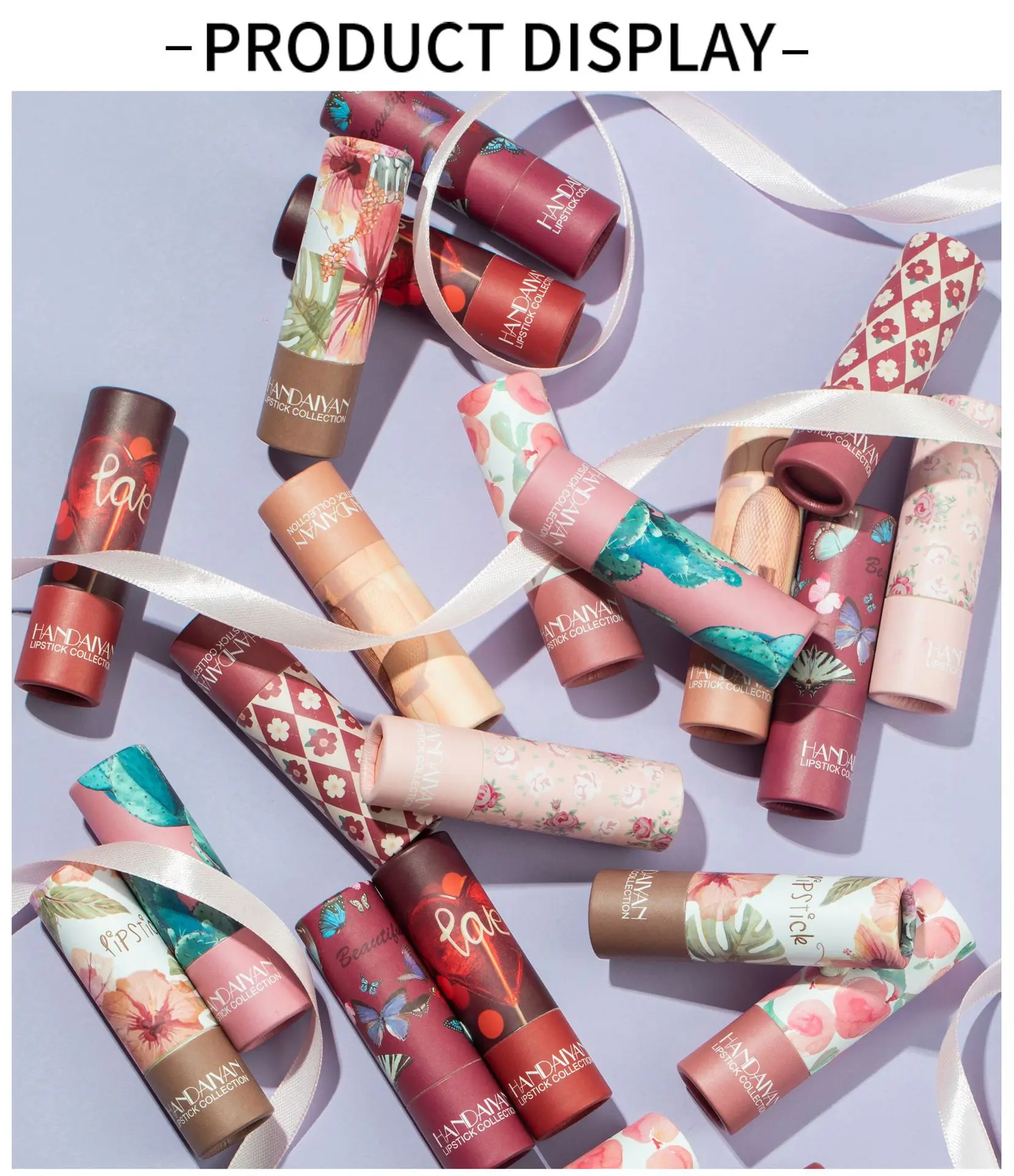 Description Picture 2 of itemLipstick Velvet Matte New Nude Moisturizing Tint Lip Balm Cream Pigment 8-color Luxury Lip Makeup Waterproof Cosmetic
