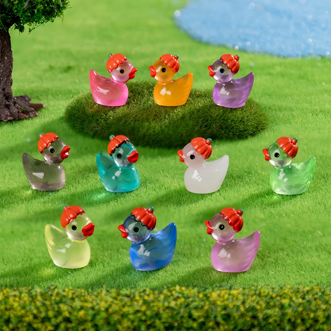 thumbnail image 2 of Halloween Mini Figures 100Pcs Fall Mini Resin Ducks - Halloween Pumpkin Duck Figurines For Autumn Party Decor & Craft Projects Halloween Miniature 2 of 11