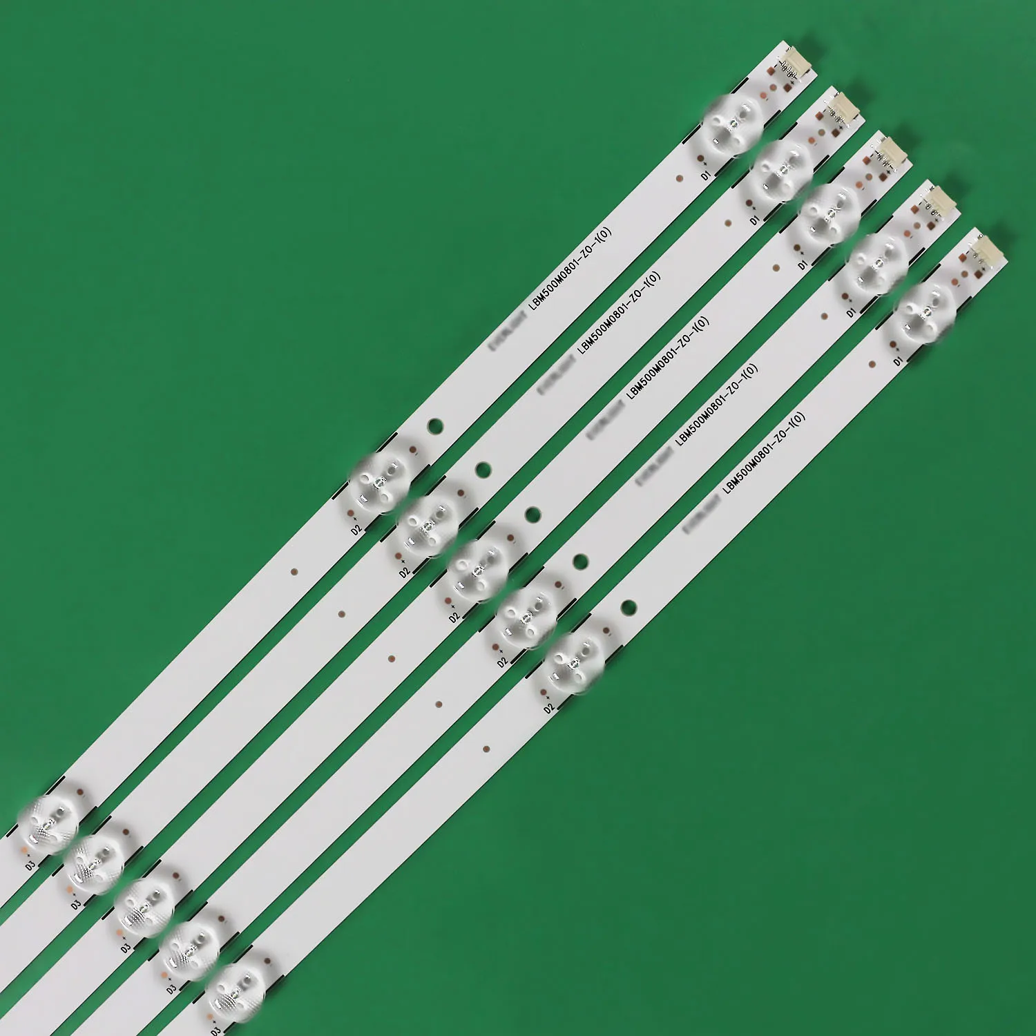 Tira de Luz de Fundo Led para Samsung Ue50nu7002u Un50nu7095g Everlight Lbm500m0801-z010 T500qvn04.0 T500qvn03.0 58.50t38.001 - Imagem 5