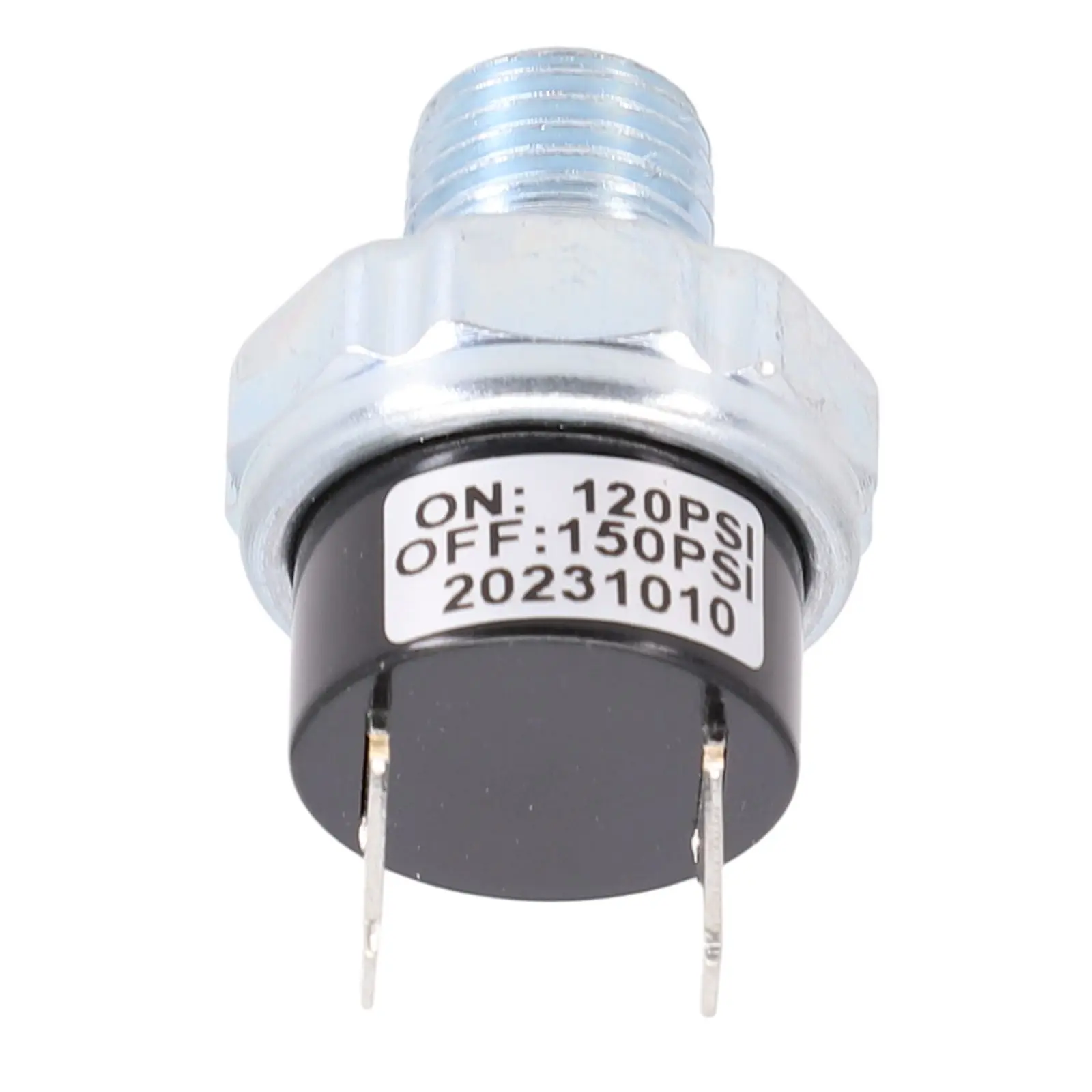 Description Picture 2 of item1/4-18 NPT Male Air Pressure Control Switch 110-140PSI 120-150PSI Air Compressor Valve Switch 20A Equipment-Pneumatic Parts