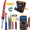 80W Digital Electric Soldering Iron 220V 110V Temperature  Adjustable LCD display Solder welding iron tool kit  Tips 60W/80W 1