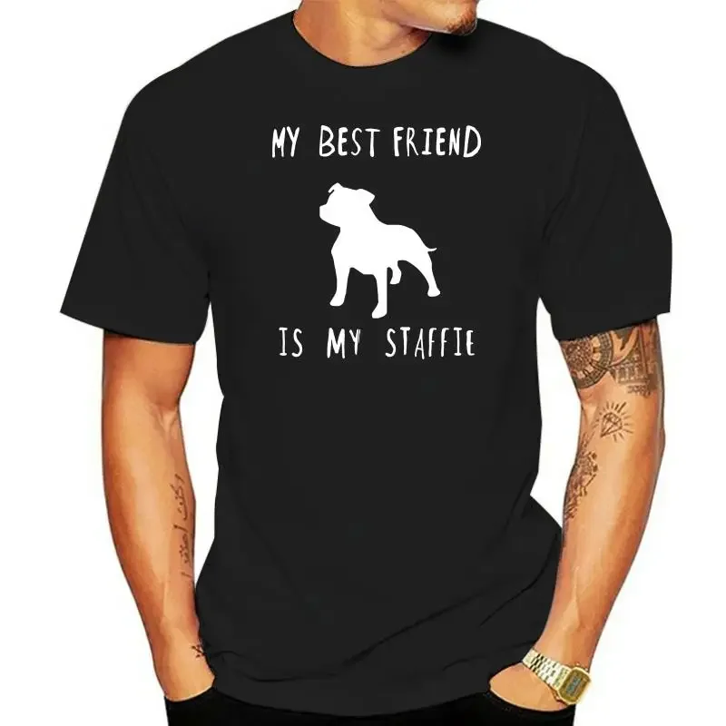 

My best friend is my employee dog pet lover Cartoon Street wear fashion trend summer men women universal short-sleeved T-shirt