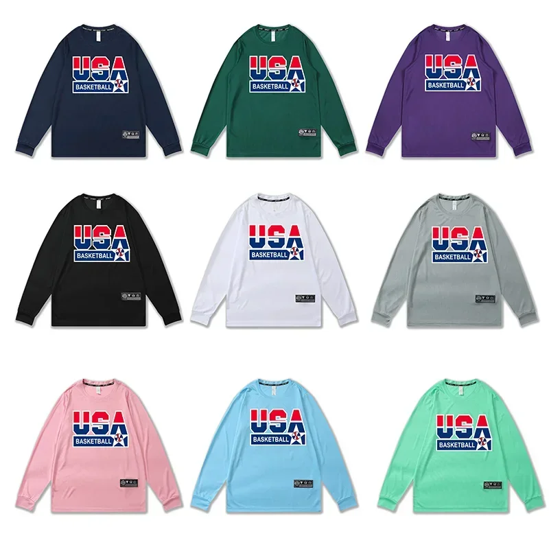 Men Women Basketball Jerseys Breathable Quick Dry Fitness Shooting Training Exercise Clothes Gym Sports