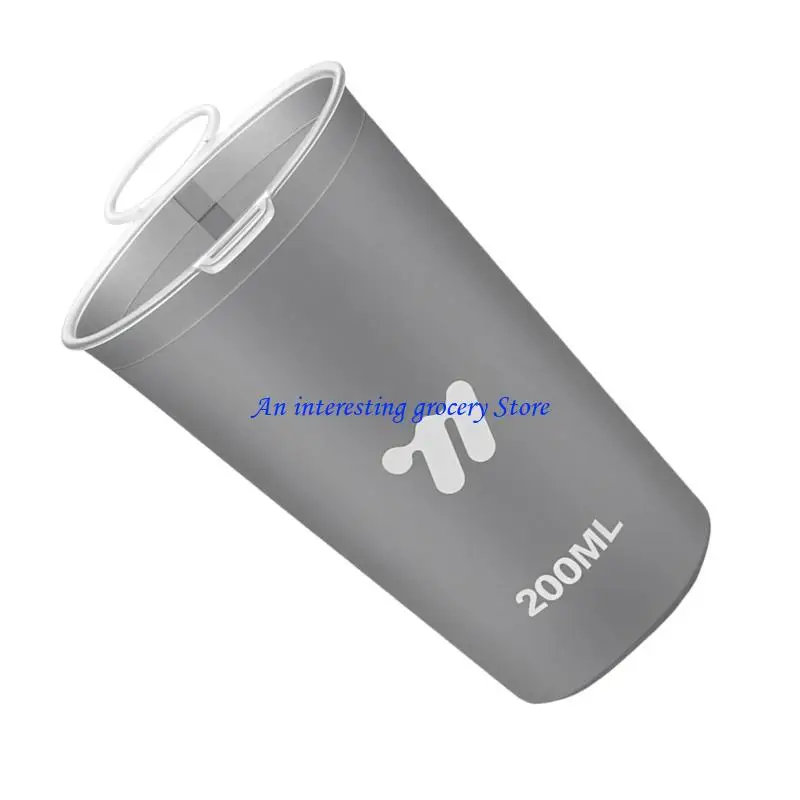 652D 접이식 물 용기 200ML 청소가 쉬운 넓은 입 디자인 물 운반대