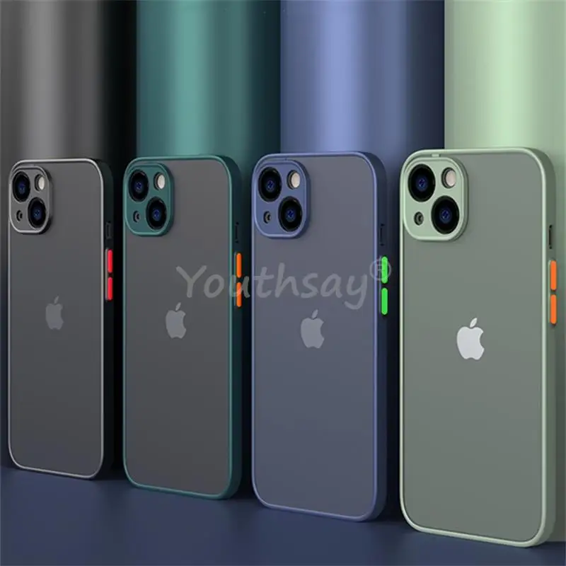 Sleek Silicone Matte Rubber Translucent Phone Case Cover