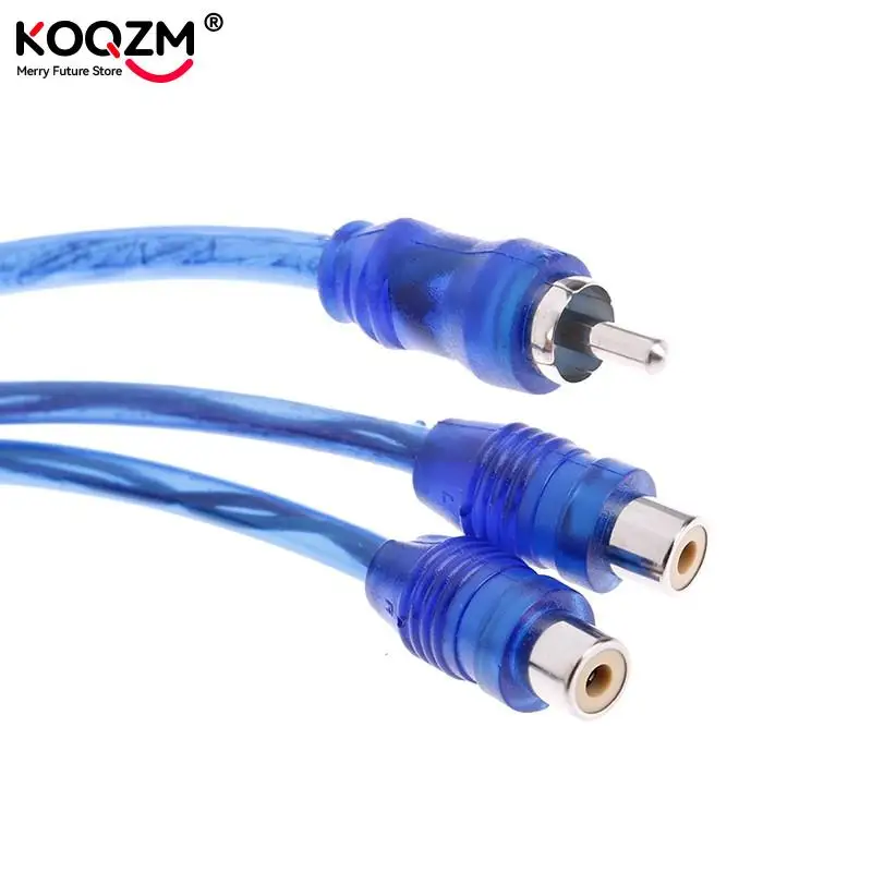 Premium Stereo Audio Signal Splitter Cable - Male to Dual Female/Female to Dual Male RCA Adapter
