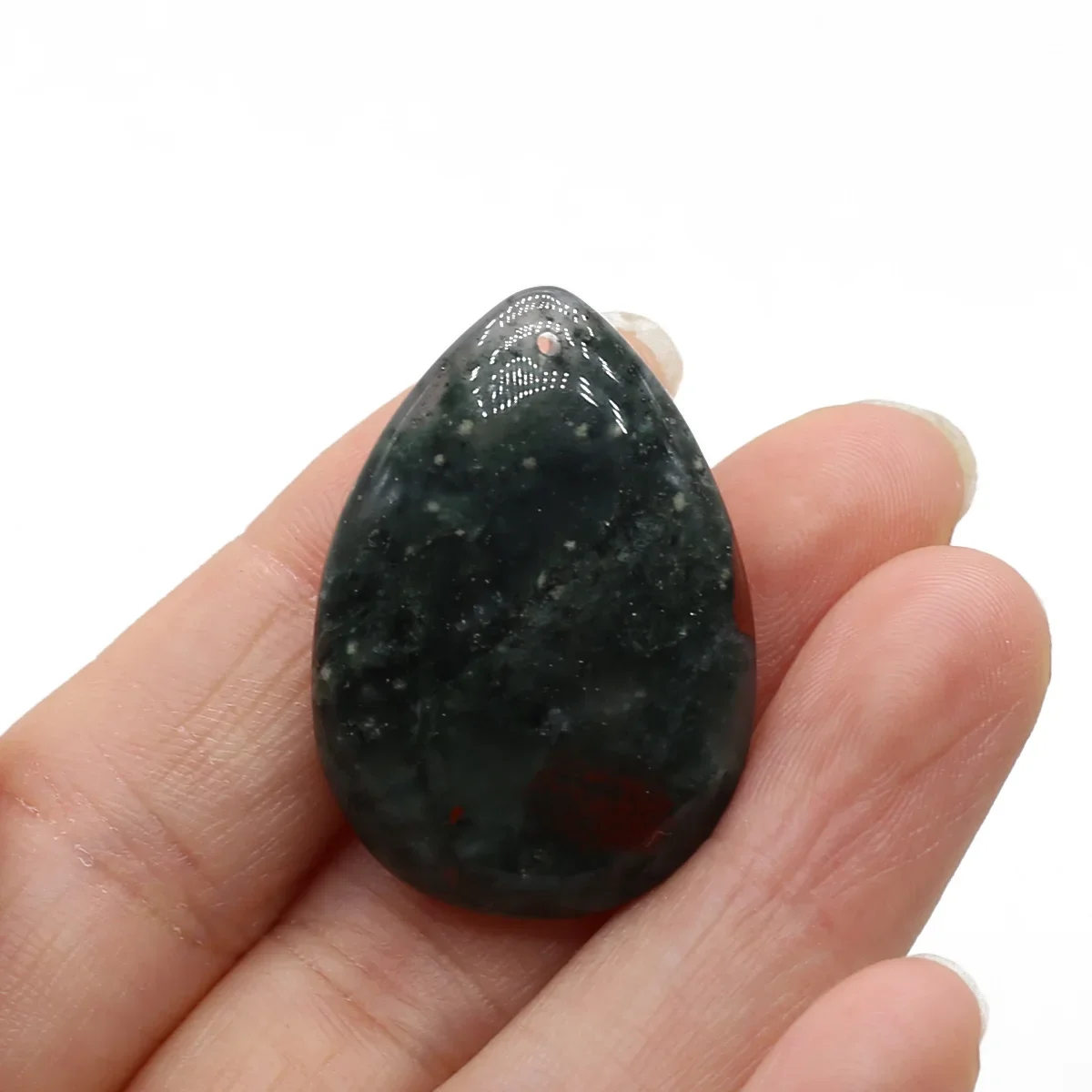 Natural Stone Pendant Water Drop Shape Natural Amethysts Fluorite Quartzs Pendant for Women Making Jewerly DIY Gift 24×34mm