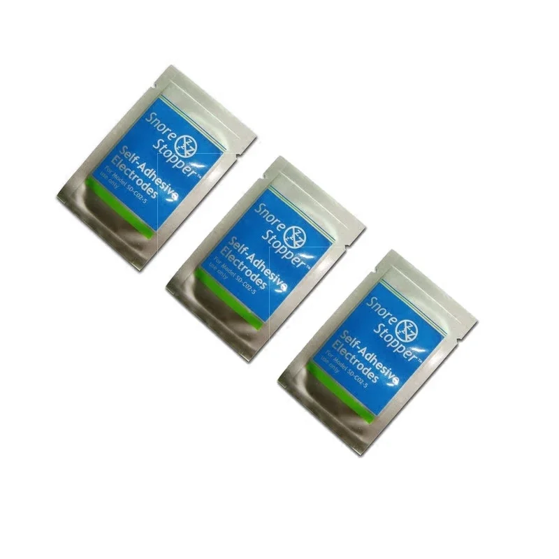 10pack=20pcs Snore Stopper Electrode Pads Self-adhesive Electrodes Paste Sleeping Aid Gel Anti Snoring Infrared Conductive Patch