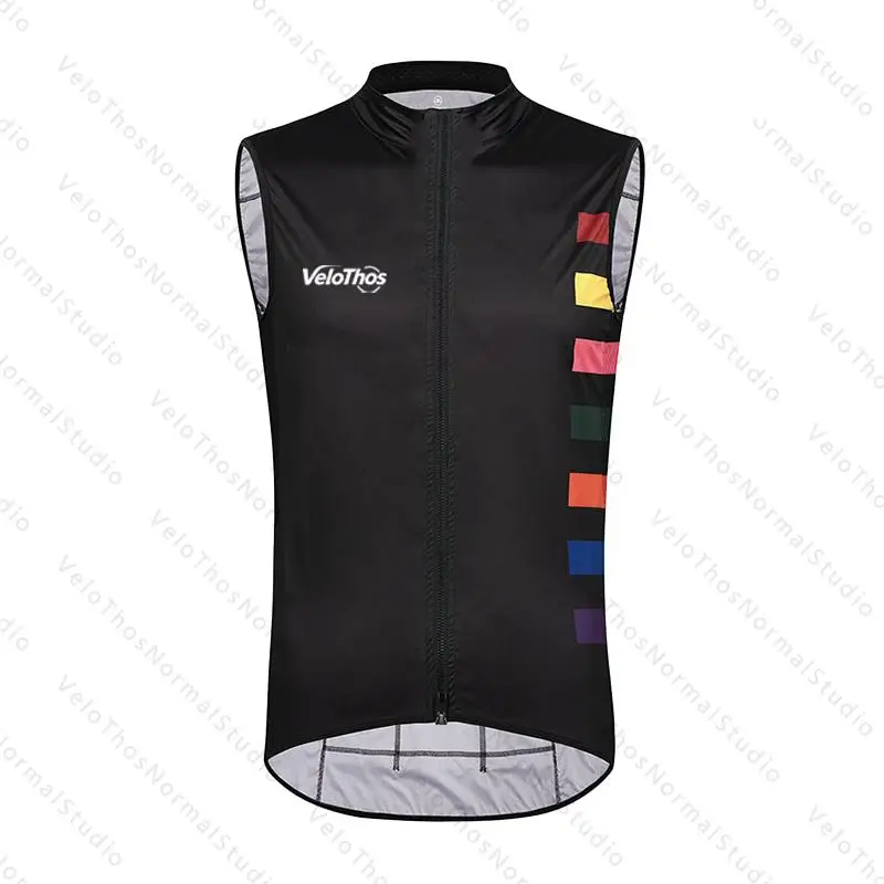 Men's Windproof Sleeveless Cycling Vest for Road and Mountain Sports