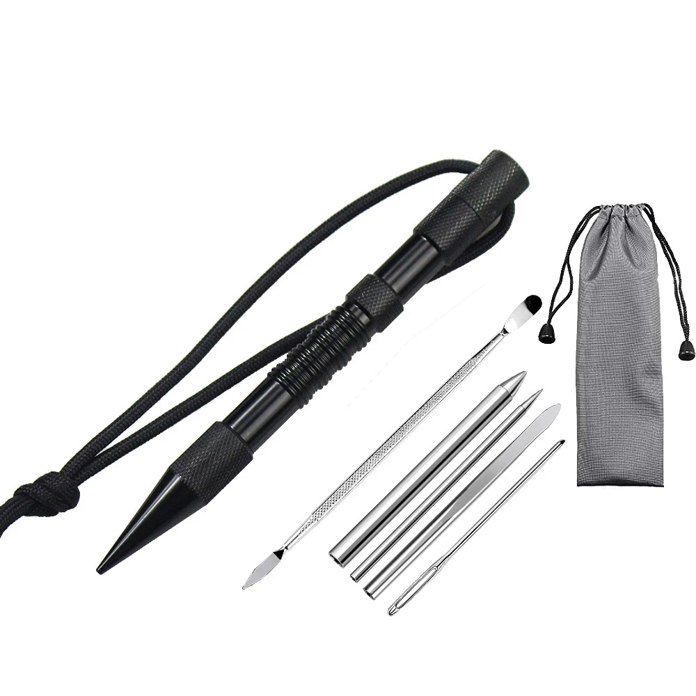 12PCS Paracord Tools FID Needle Set Stitching Stainless Steel Lacing  Camping US