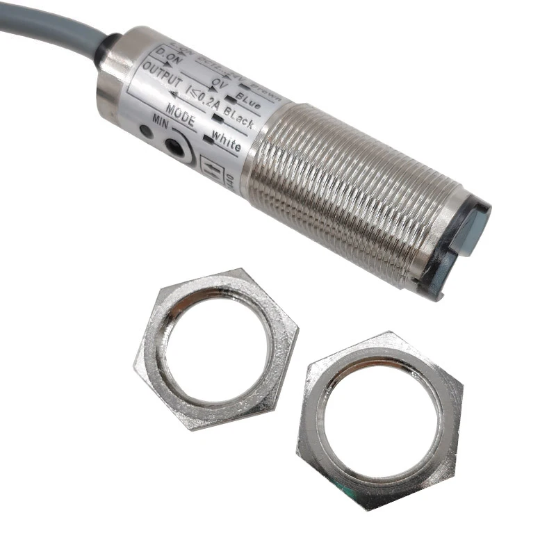 CDD-11N Photoelectric Switch Proximity Sensor NPN PNP Distance Adjustable Infrared Laser Diffuse Reflection DC12-24V  CDD-11P 2