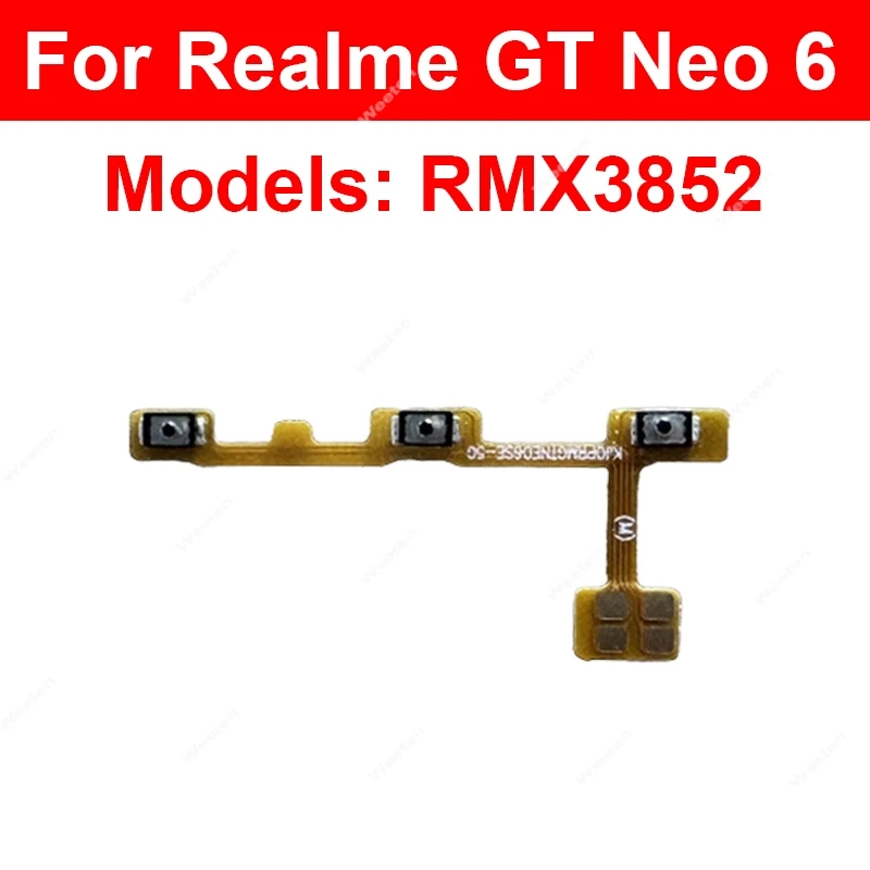 Enhanced Volume and Power Side Button Flex Cable for Realme GT Series Smartphones