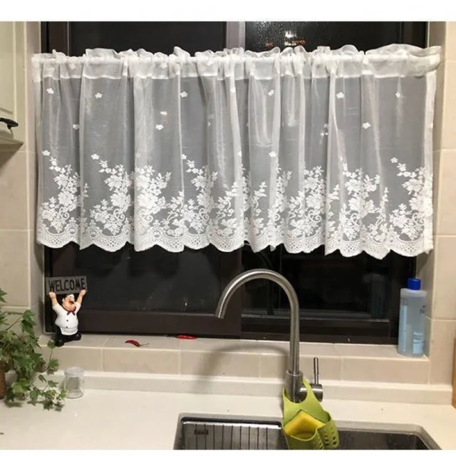 European White Lace Curtains 2