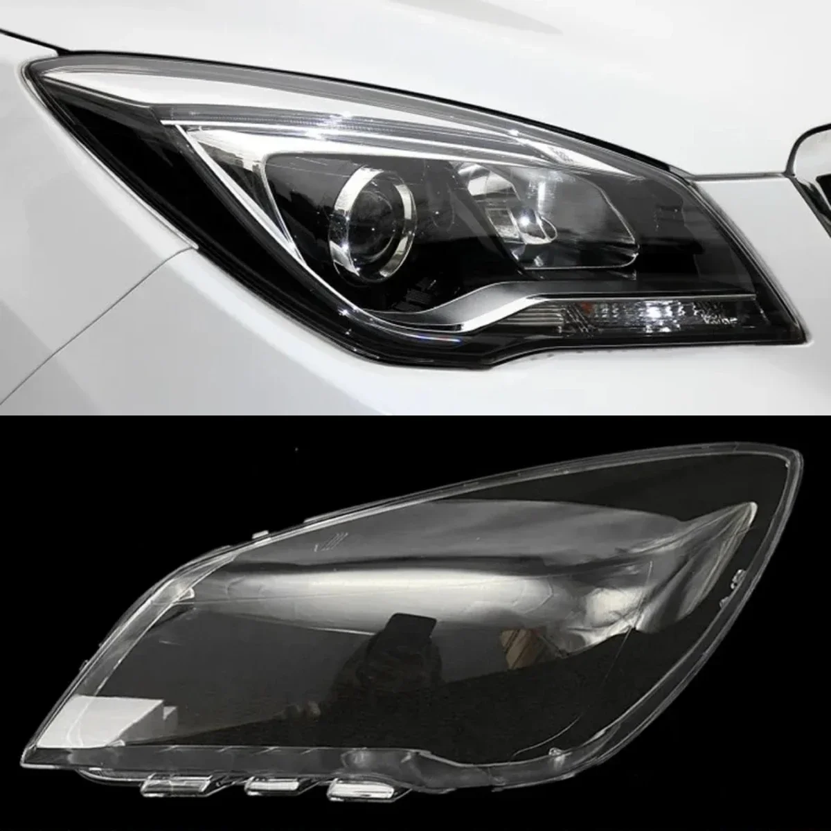 

For Changan CS35 Front Headlamp Cover Transparent Headlight Shell Lens Plexiglass Replace The Original Lampshade 2017 2018 2019