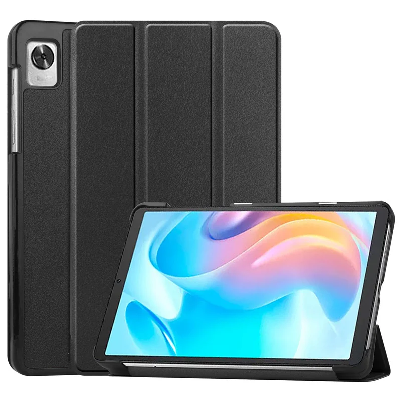 Per Tablet Realme Pad Mini Custodia Magnetica In Pelle Pu Supporto Pieghevole Guscio Posteriore Rigido Per Realme Pad Mini 8.7 Cove