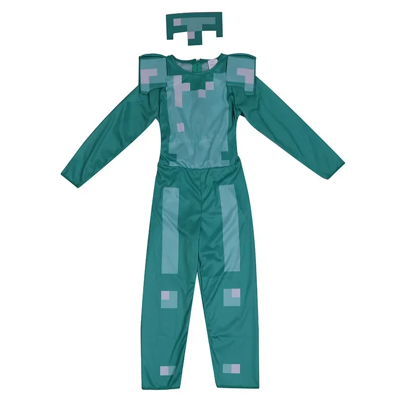 Costume cosplay di Minecraft per bambini di Halloween, casco con