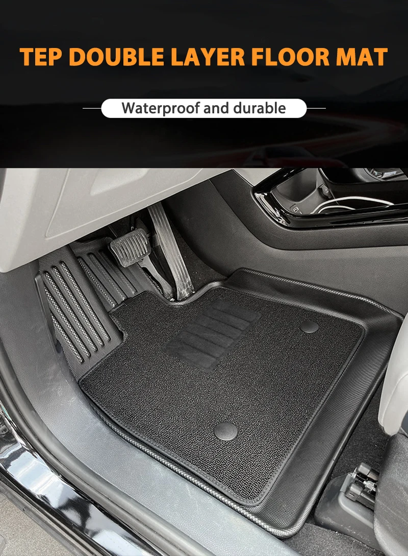 VASTZ Fits BYD ATTO 3 Floor Mat Left Right Rudder Waterproof Wear-resistant Heavy Duty Floor Liner All Weather TPE Cargo Liner