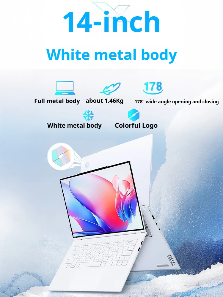 MECHREVO 14X 14 Inch AMD R7-8745HS CPU 32GB RAM 1TB SSD 2.5K 120Hz