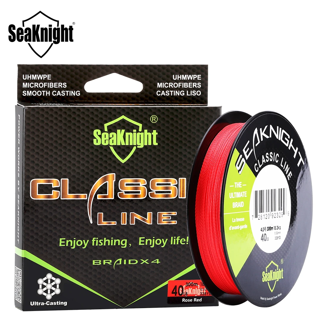 SALE! SeaKnight Brand CLASSIC 300M Fishing Line, 4 Strands Braided Fishing  Line 6-80LB for Carp Fishing PE Line Fishing Tackle