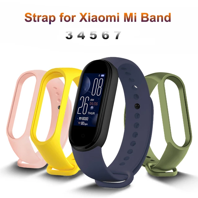 Correas de repuesto para Mi Band 7 correas compatibles con Xiaomi Mi Band 7  accesorios de reloj inteligente, pulsera colorida para mujeres y hombres