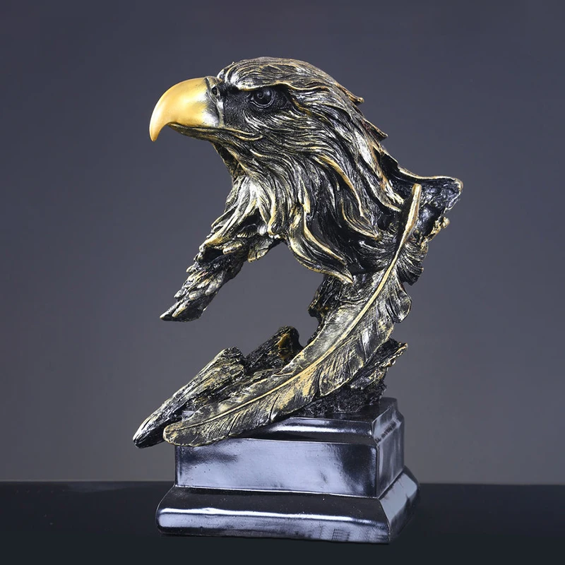 

Animal Sculpture Home Living Room Entrance Proch Decoration Furnishings European Modern Lion Eagle Horse Statue Crafts regal