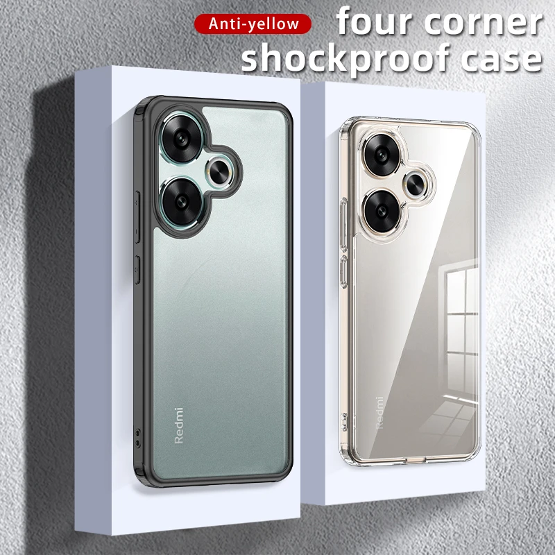 Crystal Clear Hard PC Shockproof Camera Protection Case