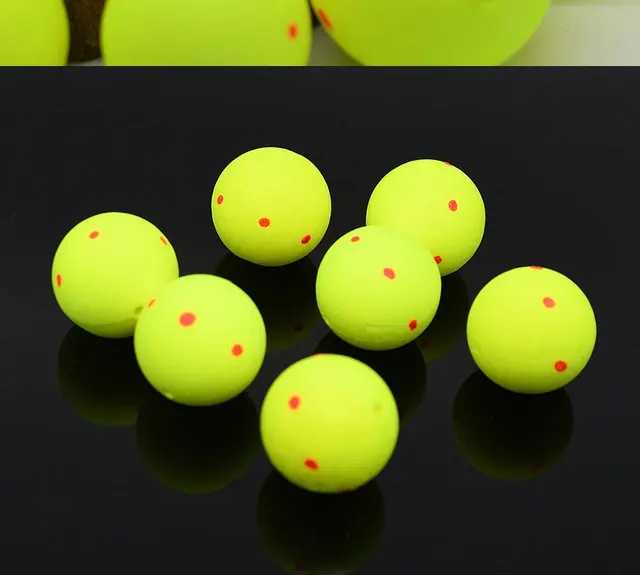 New 20Pcs/1bag Large Buoyancy Fishing Bicolor Bead Fishing Floats