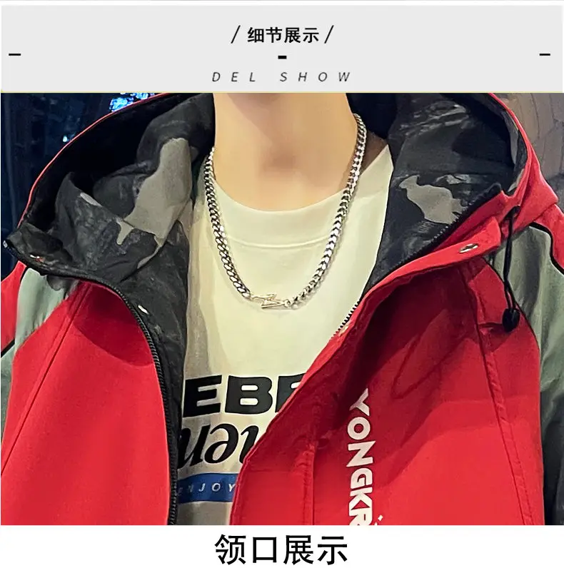 Mode Mit Kapuze Fleece Liner Jacken Herbst Winter Jugend Streetwear Plüsch Warme Mäntel Outdoor Lose Winddicht Verdicken Top Parkas – Detail 21