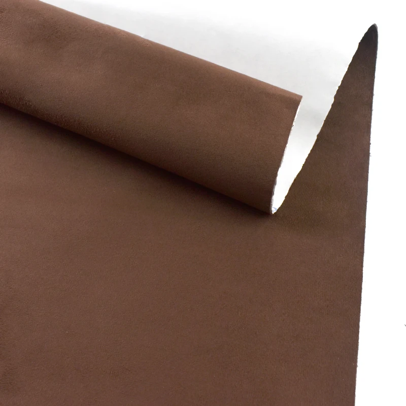 Luxury Suede Self-Adhesive Fabric for Interior Trim & Decor - Versatile Sizes, 0.8mm Thick Velvet Finish